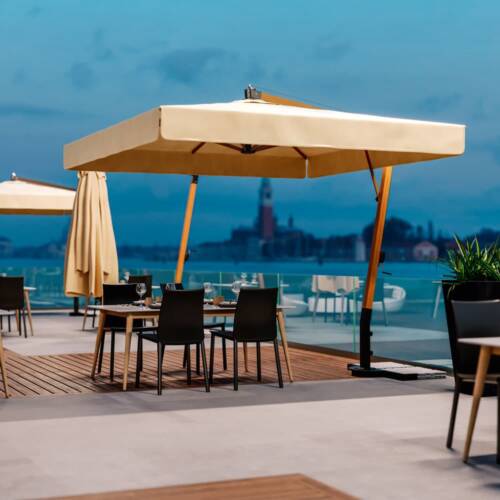 Ombrellone riviera aluwood